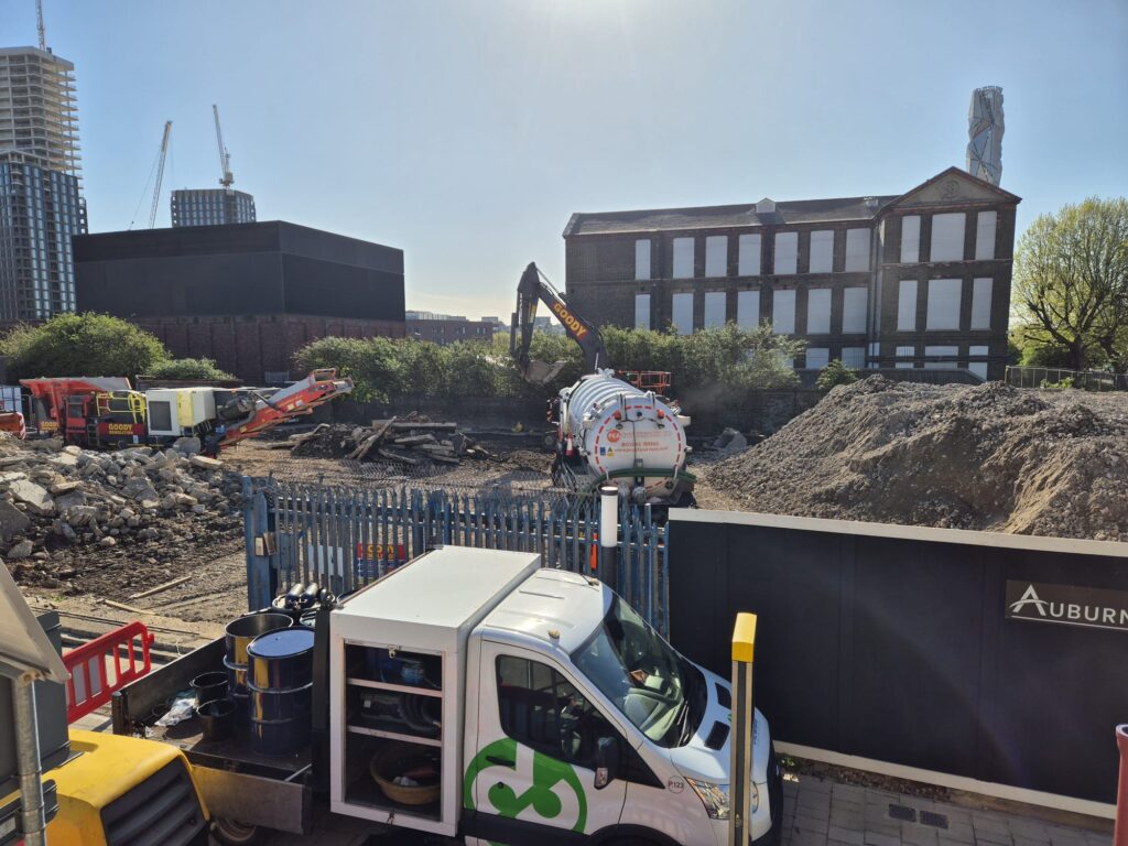 Oil interceptor cleaning in Hampton, London